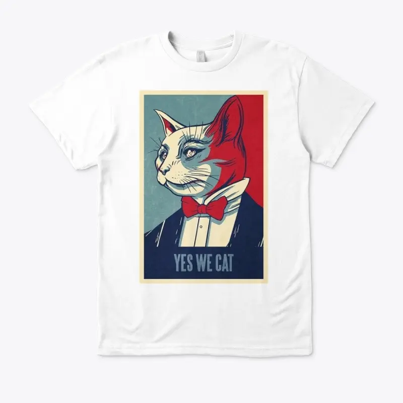 yes we cat t-shirt design