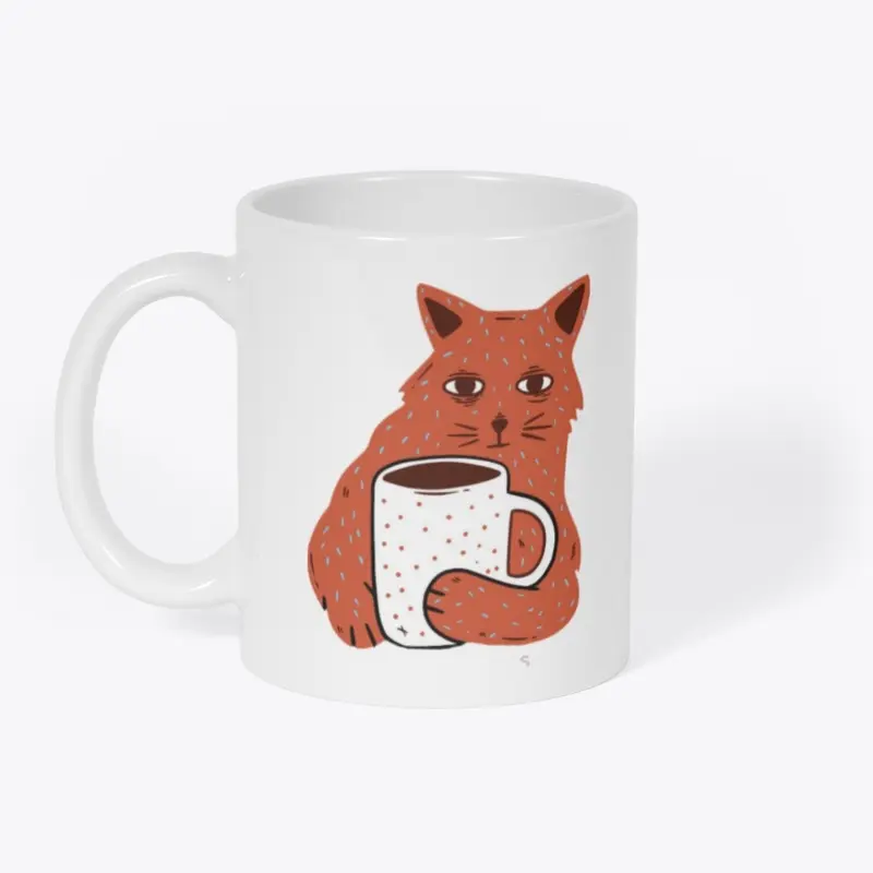 coffee and cat design