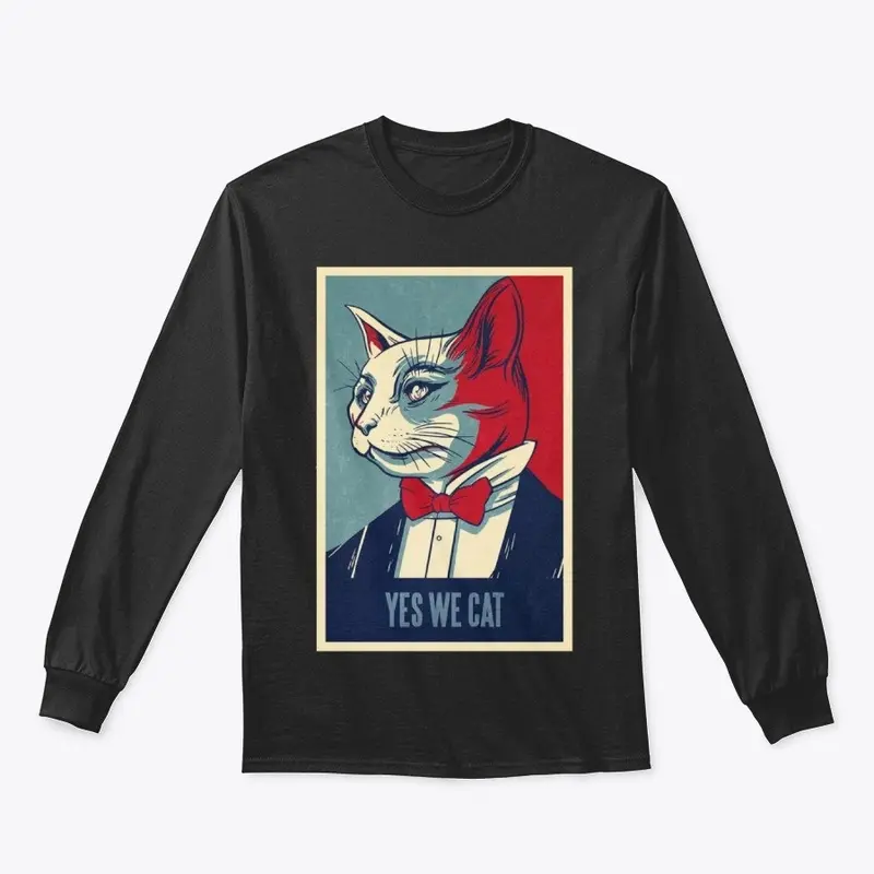 yes we cat t-shirt design