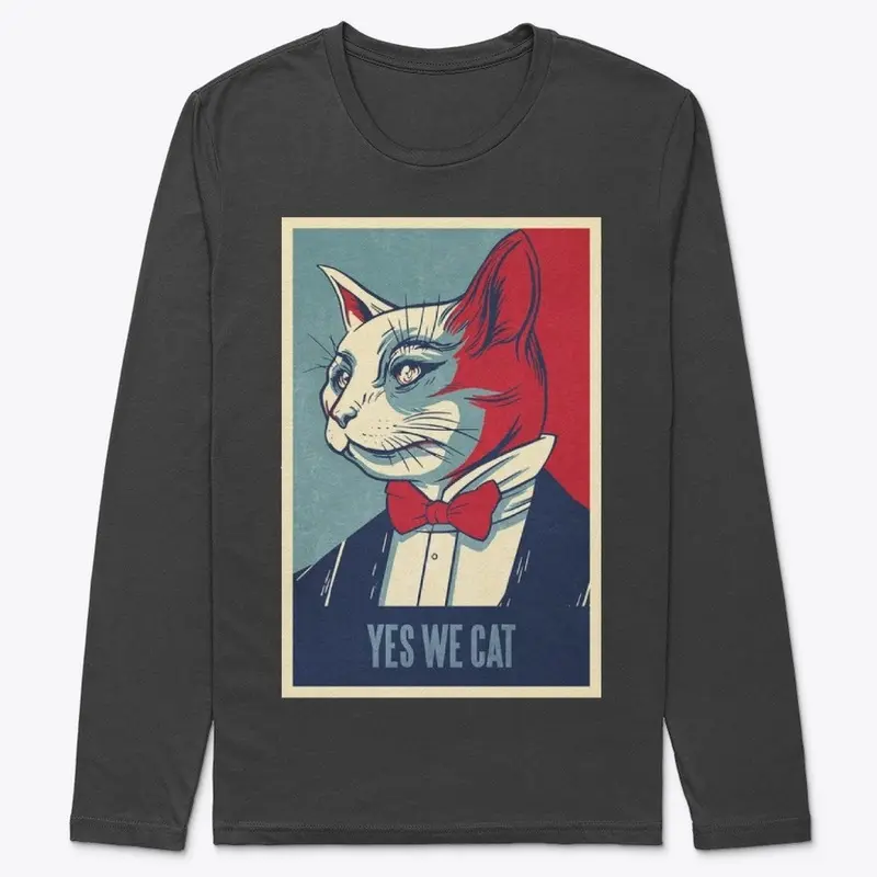 yes we cat t-shirt design