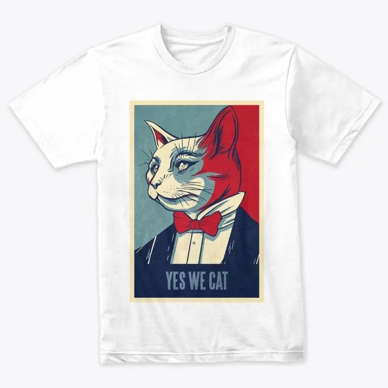 yes we cat t-shirt design