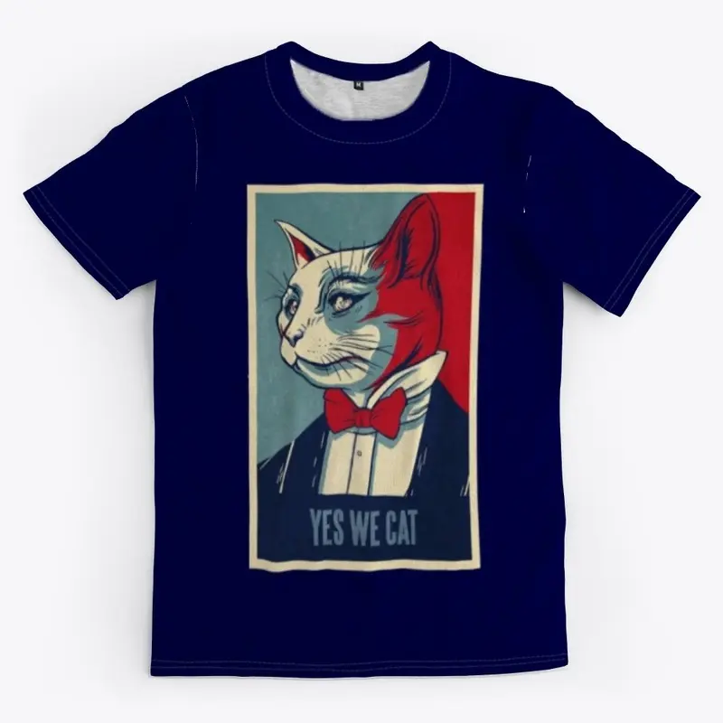 yes we cat t-shirt design