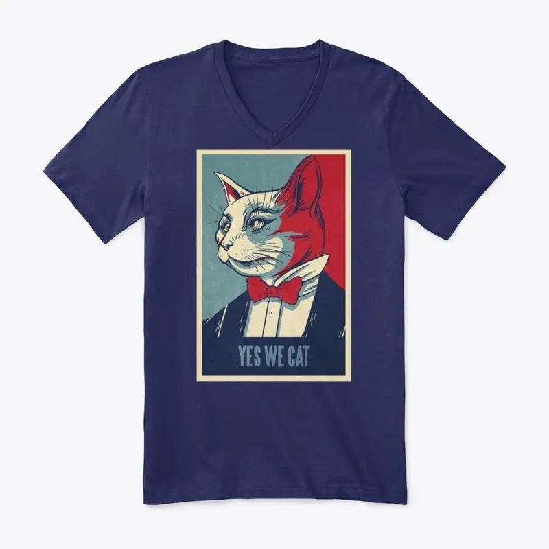 yes we cat t-shirt design